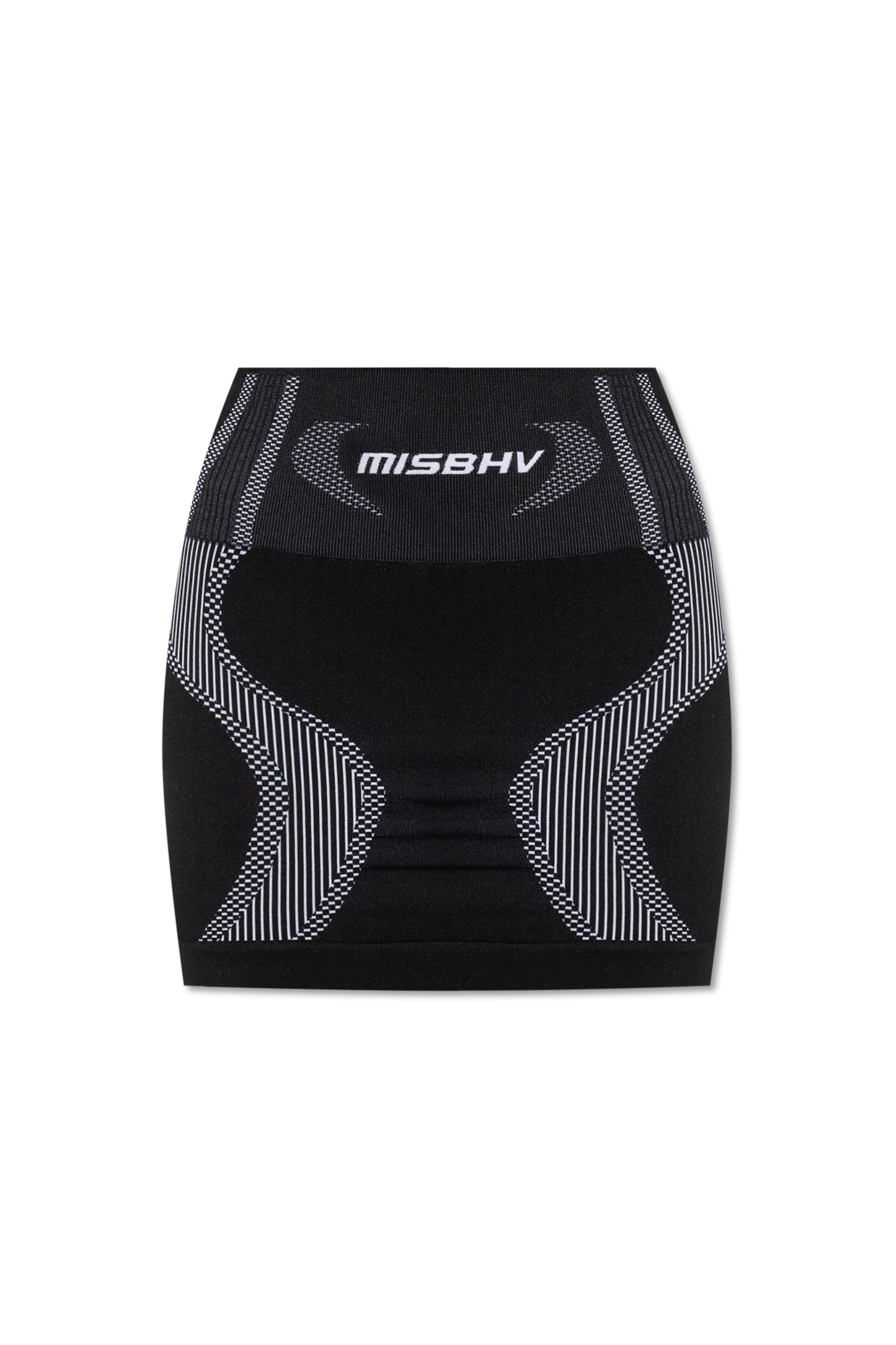 【MISBHV】SPORT MINI SKIRT_BLACK/WHITE MISBHV Skirt with logo | Women's Clothing | Vitkac